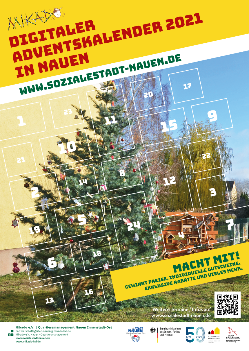Digitaler Adventskalender 2021 in Nauen
