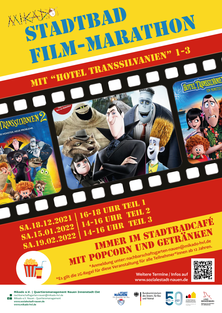 Stadtbad Film-Marathon am Sa. 18.12.2021 | 16-18 Uhr