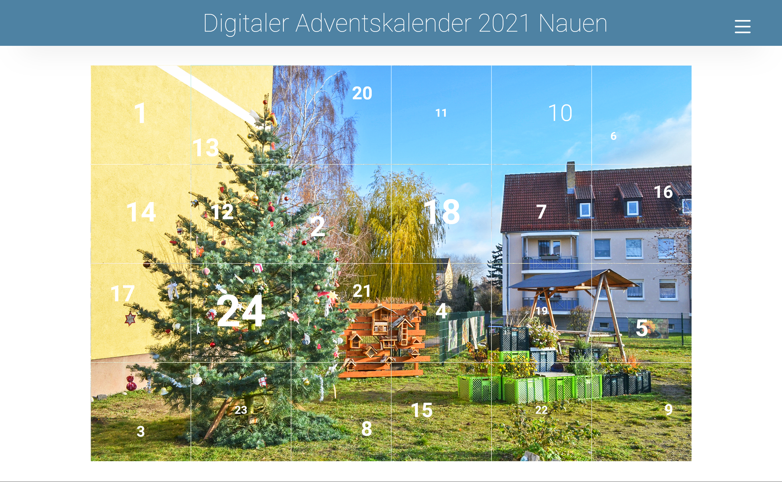 Willkommen bei unserem digitalem Adventskalender 2021 in Nauen!