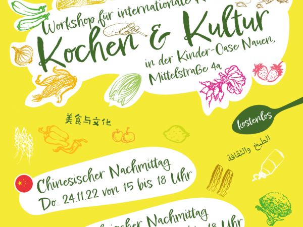 Projekt „Kochen und Kultur“ in der Kinder-Oase Nauen