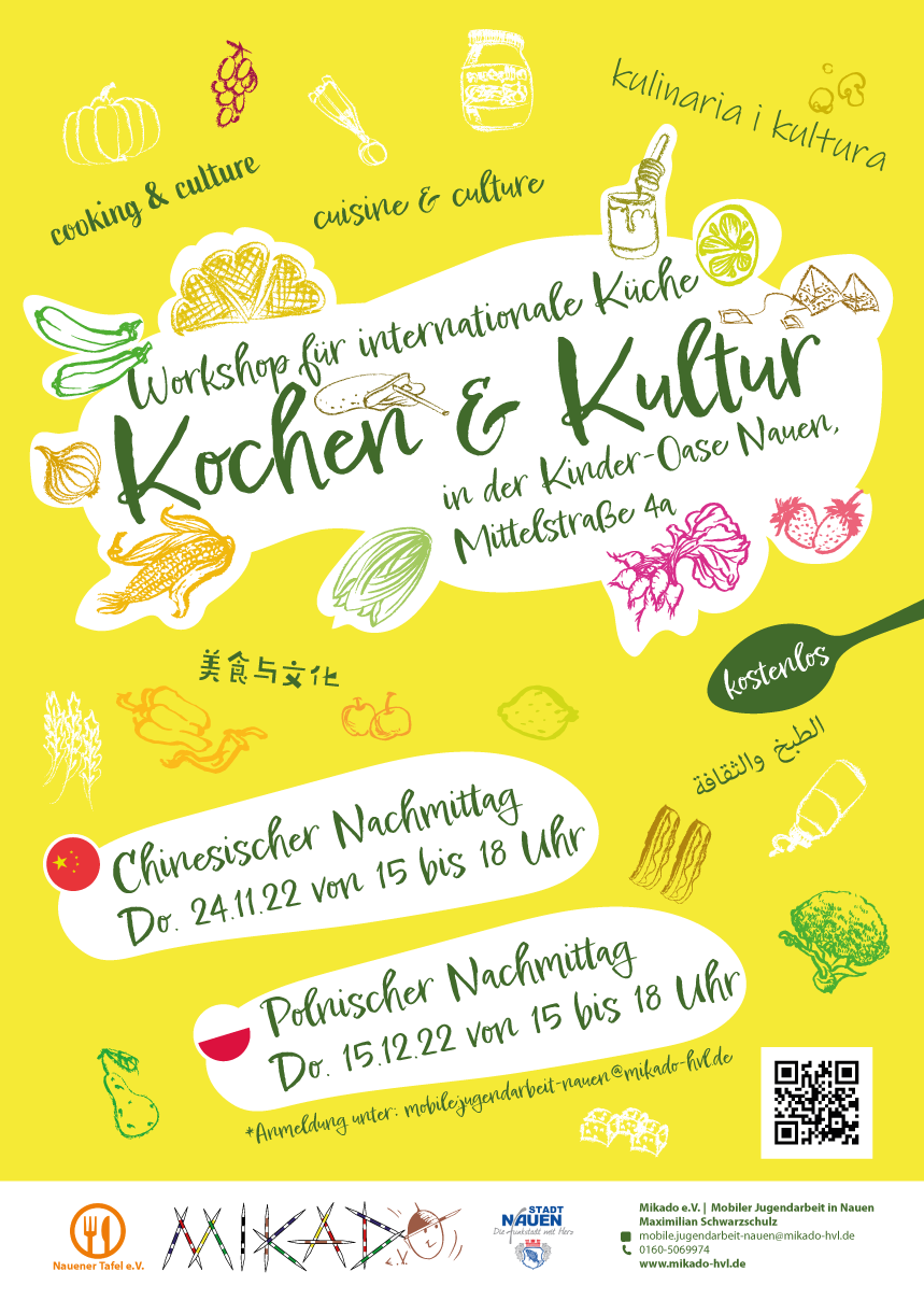 Projekt „Kochen und Kultur“ in der Kinder-Oase Nauen