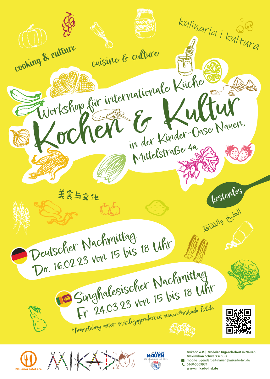 Projekt „Kochen und Kultur“ in der Kinder-Oase Nauen