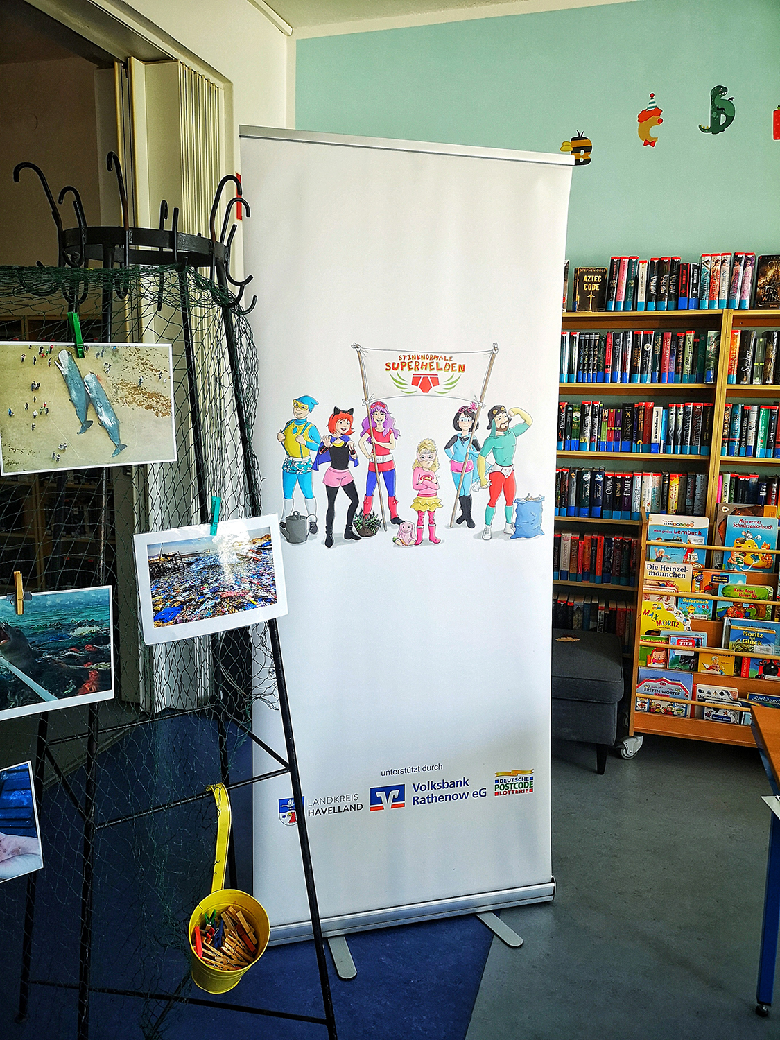 “Superhelden-Schule” in der Stadtbibliothek Nauen anlässlich des Internationalen Tags der Familie am 15.05.2023