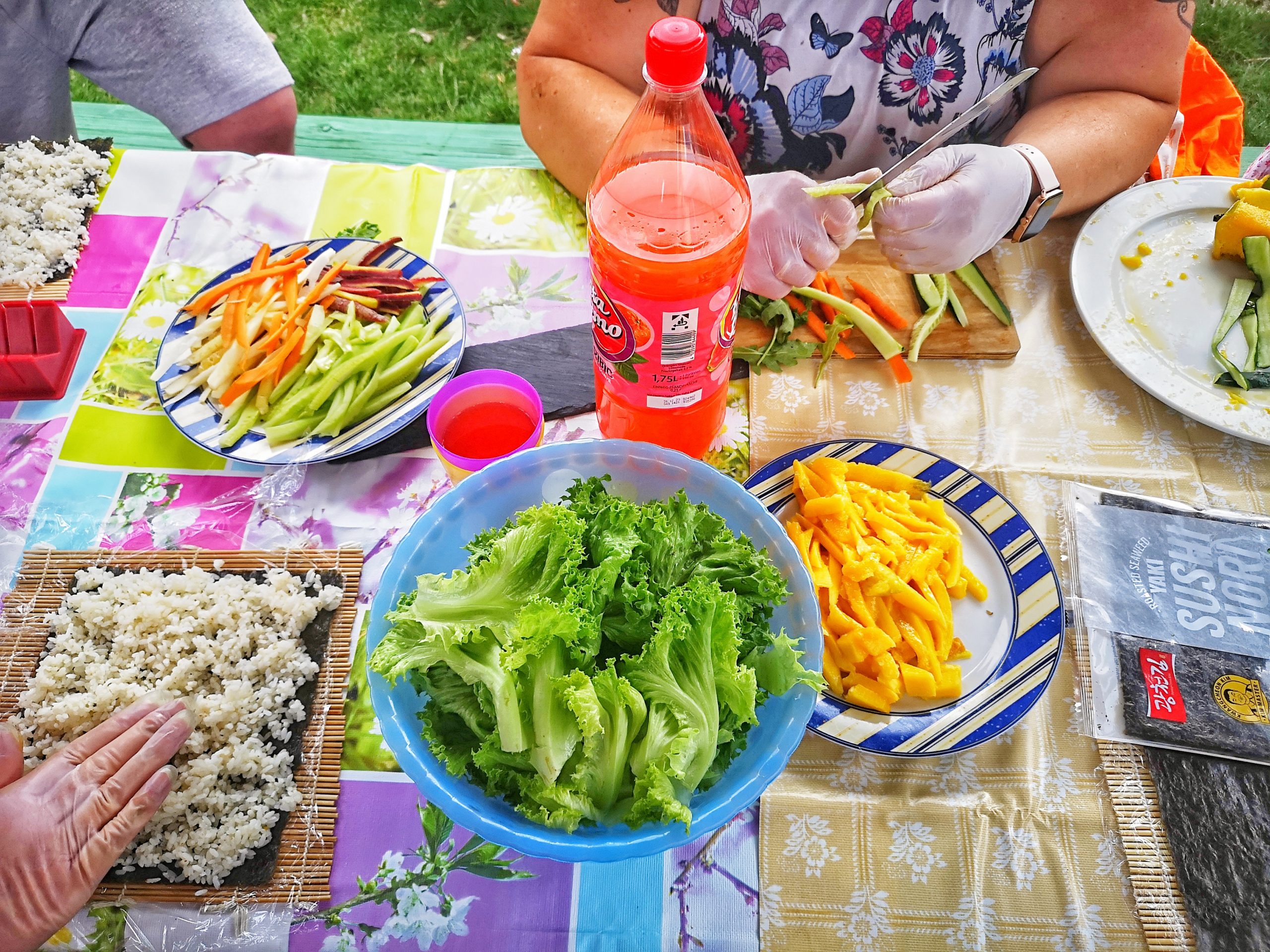 Sushi-Workshop und Wasserspieltag zum Ferienbeginn am 13. & 14. Juli 2023 im „Grünen Eck“