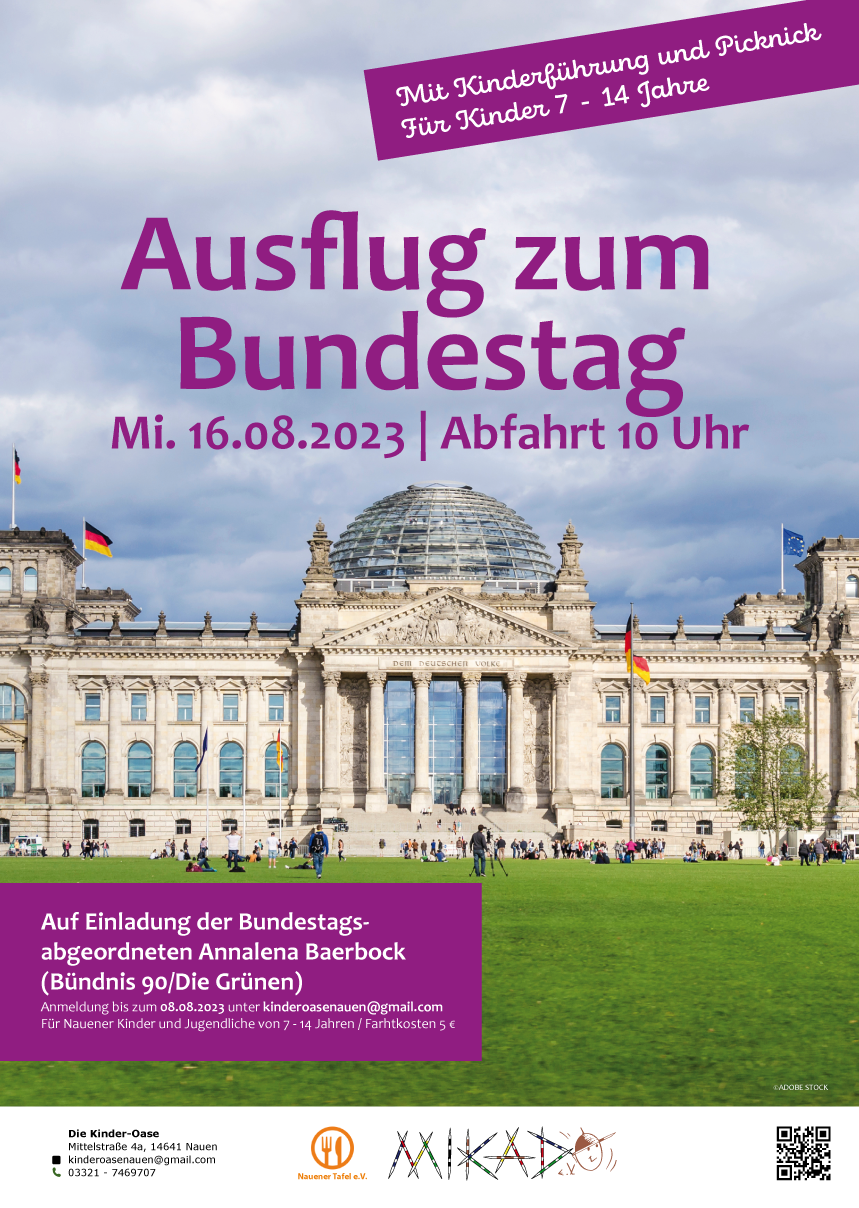 Ausflug zum Bundestag am 16.08.2023