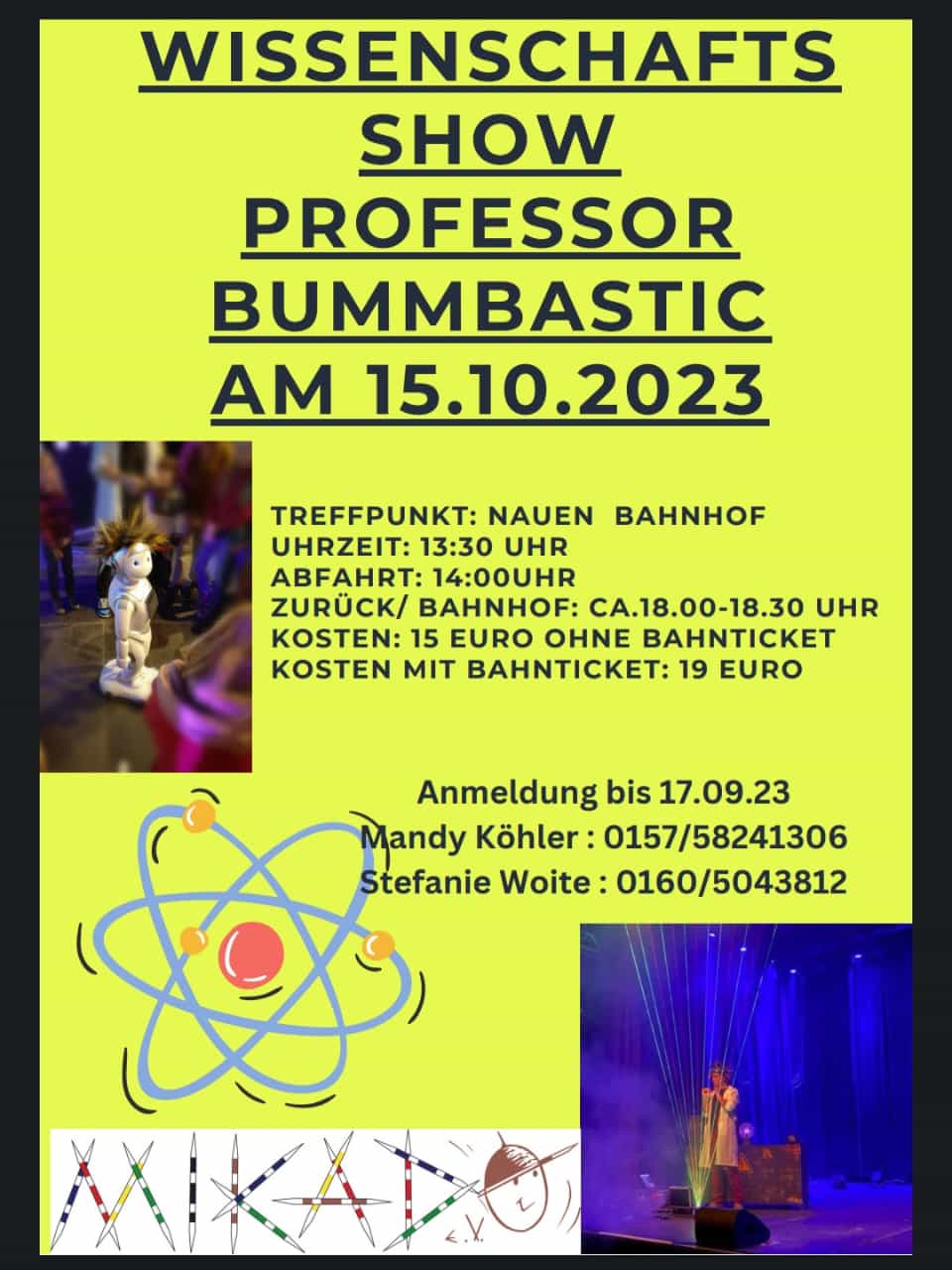 Wissenschafts Show Professor Bummbastic