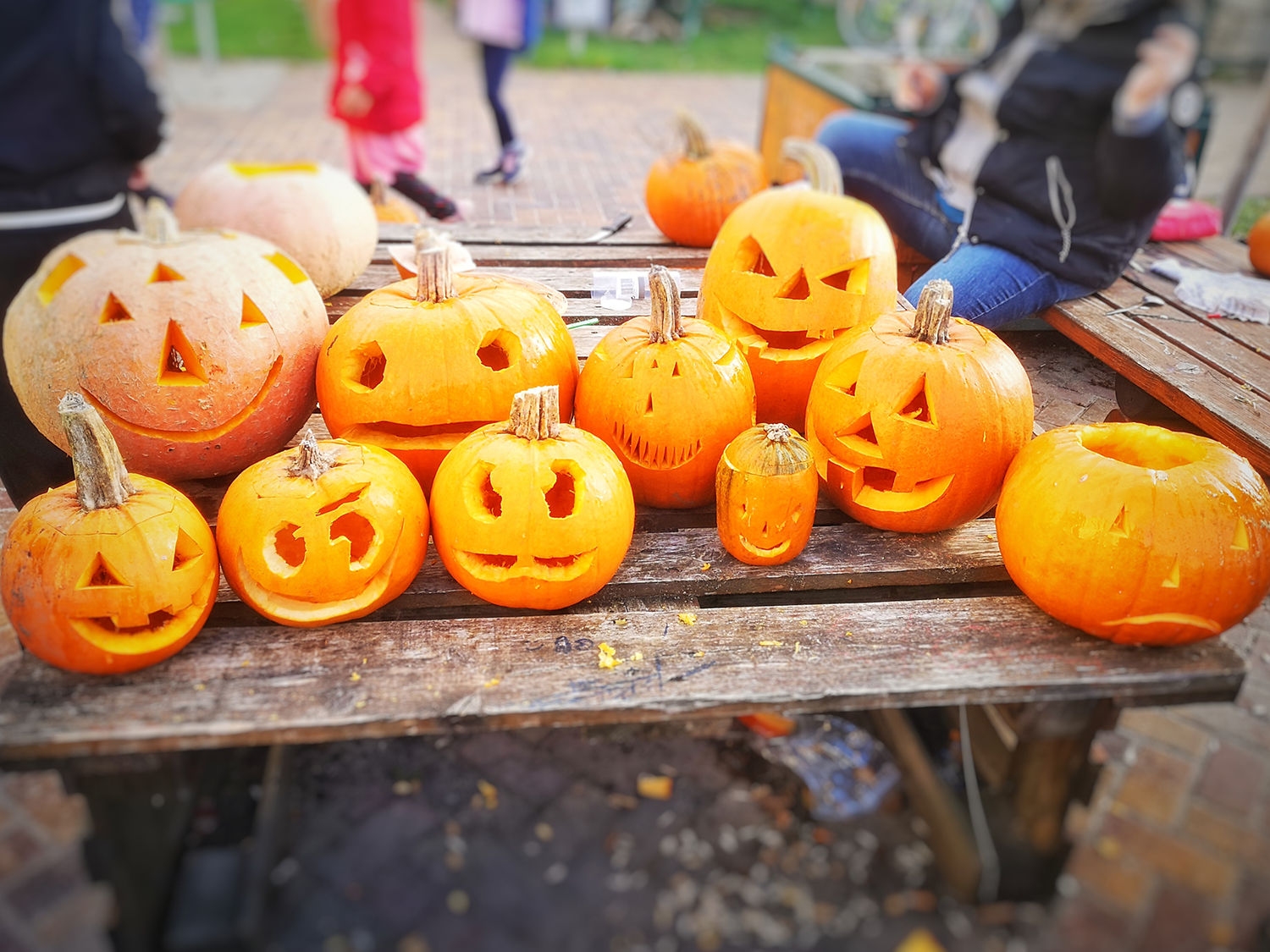 Kürbis schnitzen am 16.10.2023 im “Grünen Eck”