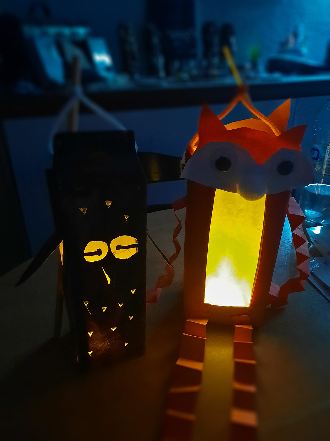 Upcycling Laterne basteln am 10.10.24. im Nachbarschaftstreff