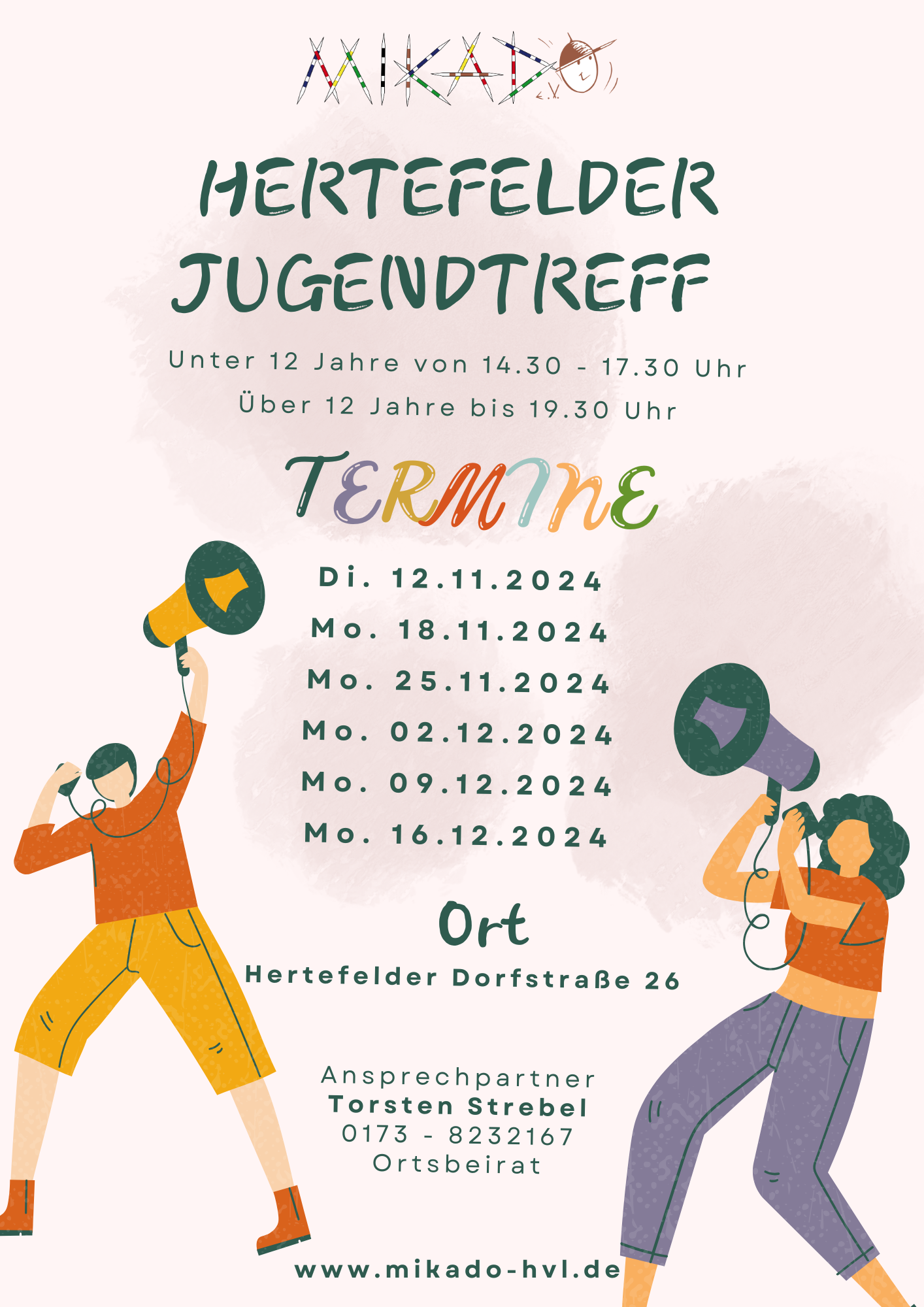 Neue Termine beim Hertefelder Jugendtreff