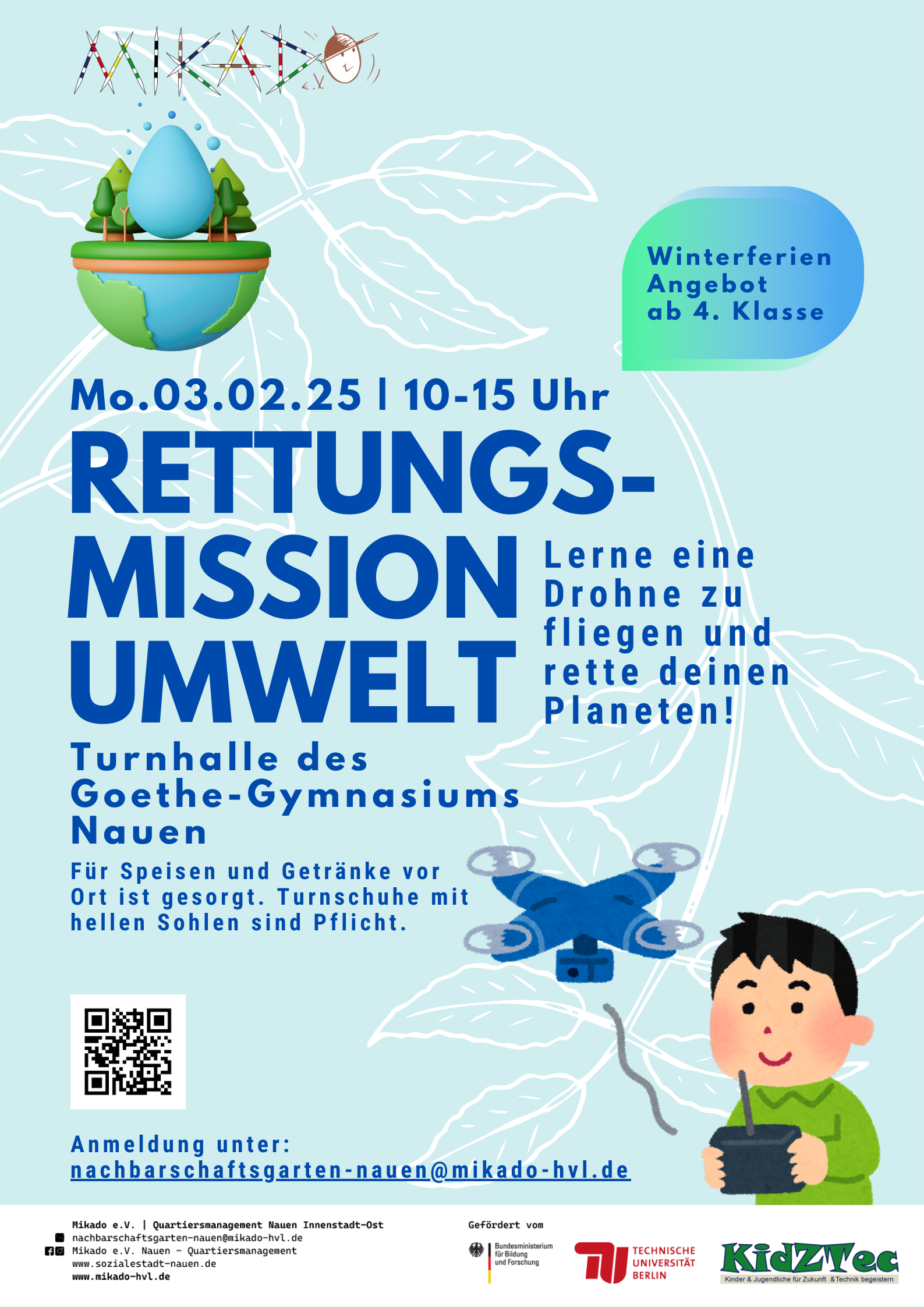 Rettungsmission Umwelt – Lerne eine Drohne zu fliegen und rette deinen Planeten!