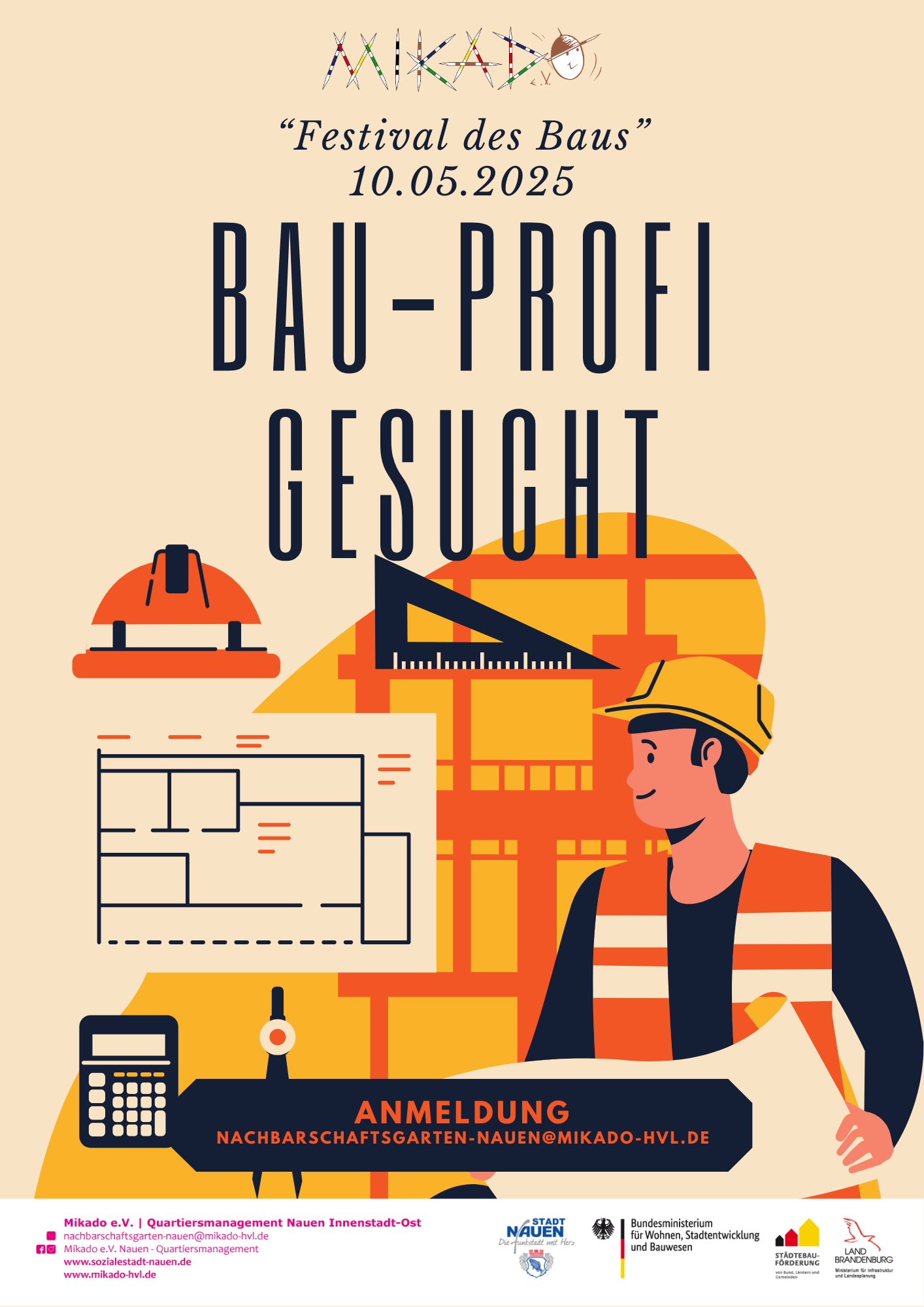 Bau-Profi gesucht! – Unterstützung für das „Festival des Baus“ benötigt