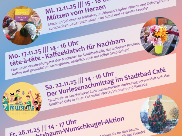 November-Aktionen im Nachbarschaftsgarten „Grünen Eck“