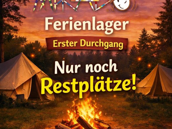 Erster Durchgang vom Mikado Ferienlager fast ausgebucht