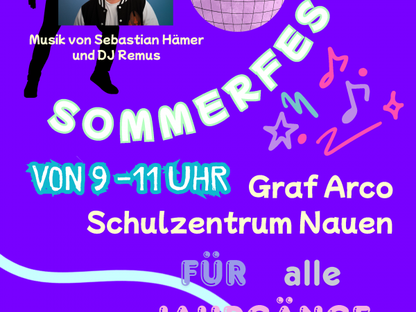 Sommerfest des Arco Schulzentrums bietet buntes Mitmach-Programm