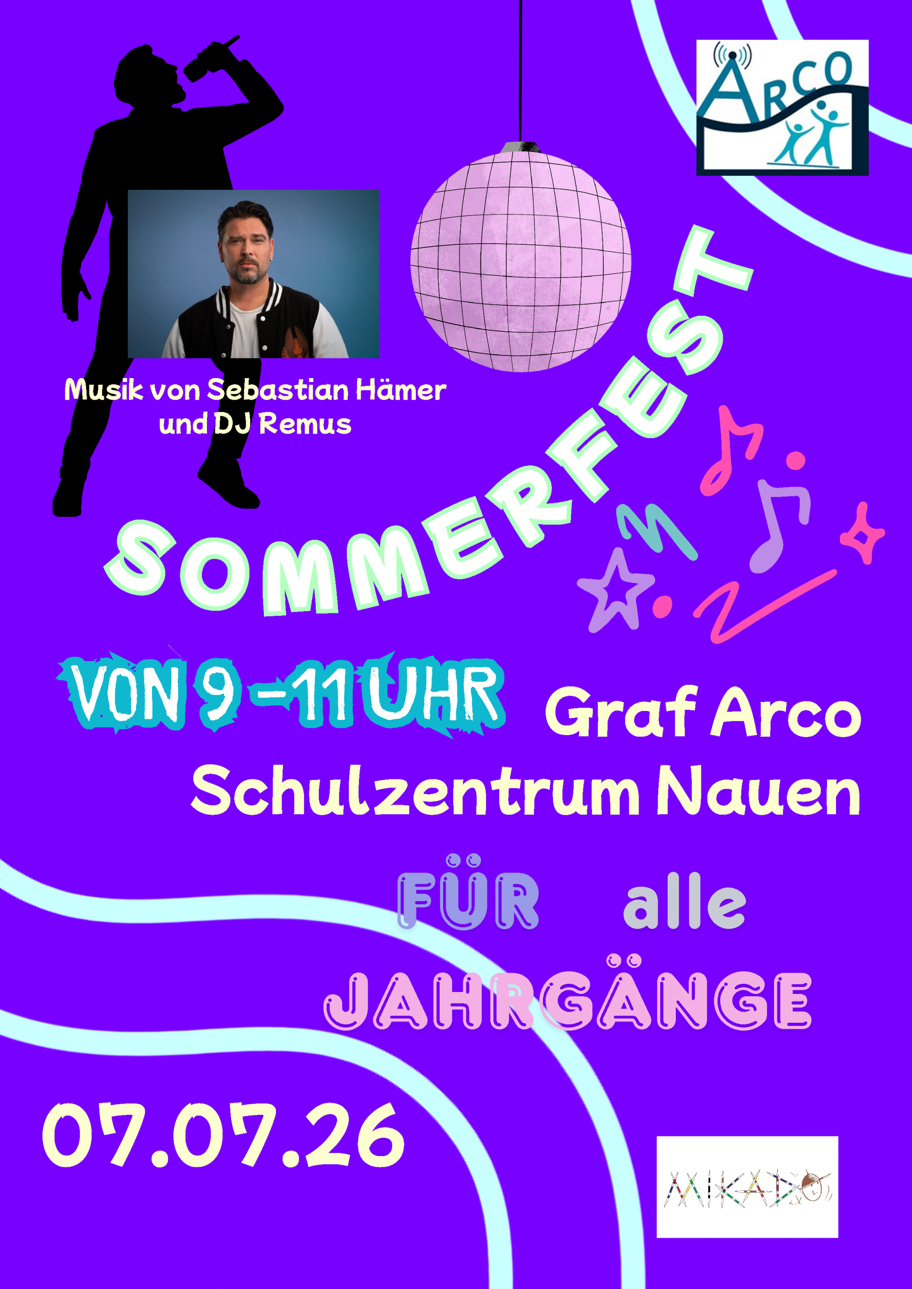 Sommerfest des Arco Schulzentrums bietet buntes Mitmach-Programm